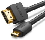 UGREEN HD127 Micro HDMI - HDMI Cable 4K 3D 1m (black) (024289)