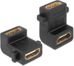 Delock HDMI A adaptor de piuliță la piuliță, cu soclu pentru șurub, rotit la 90