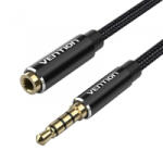 Vention hosszabbító audiokábel TRRS 3.5mm 5m fekete (BHCBJ)