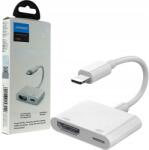 JOYROOM 2in1 Joyroom adapter, Hub adapter Lightningról HDMI-re, kép+töltés