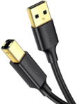 UGREEN US135 USB 2.0 A-B printer cable, gold plated, 2m (black) (024273) - vexio