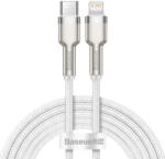 Baseus Cafule Type C - Lightning fémborítású adat- és töltőkábel PD20W CATLJK-B02 2m fehér