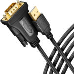 AXAGON ADS-1PQ USB-A 2.0 - serial RS-232 DB9-M FTDI adapter / cable 1, 5m Black (ADS-1PQN) - blacktip