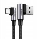 UGREEN Usb Usb-c szögletes kábel Ugreen US176 3A Fekete 0.5m (US176)