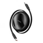 Baseus CABLU alimentare si date Baseus Free2Pull Mini, Fast Charging Data Cable pt. smartphone, retractabil, USB Type-C la USB Type-C 60W, 1m, negru P10364500111-01 (timbru verde 0.08 lei) (P10364500111-01)