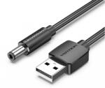 Vention KÁBEL USB-A - DC 5.5mm, 1m, (fekete), Vention