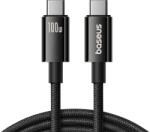 Baseus Tungsten Gold Type-C - Type-C kábel 100W 4K 60Hz 1.5m - fekete