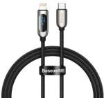 Baseus Display Fast Type-C / Lightning kábel, 20W, 1m, fekete (CATLSK-01)