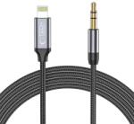 Tech-Protect Cablu Audio Lightning - 3.5mm Tech-Protect Ultraboost, 1m, Negru - evomag