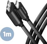 AXAGON USB Type-C 3.2 Gen 1 - micro-B adatkábel, méter, fekete (BUMM3-CM10A) (BUMM3-CM10A)