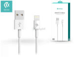 DEVIA USB - Lightning töltő- és adatkábel 1 m-es vezetékkel - Devia Smart Cable Lightning - fehér - bluedigital
