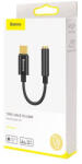 Baseus L54 USB-C - 3, 5 mm-es audio adapter (Fekete) (16614)