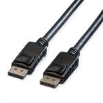 Roline Displayport v1.2 - Displayport Kábel - 7.5 m, Fekete