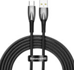 Baseus Glimmer Series gyorstöltő kábel USB-A - USB-C 100W 480Mbps 2m fekete