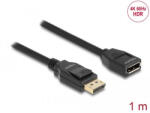 Delock Удължителен кабел Delock DisplayPort 1.2 мъжко - DisplayPort женско