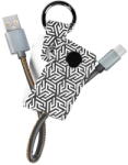 LogiLink USB 2.0 Type-C kábel, C/M-USB-A/M, kulcstartó, 0, 22 m