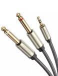 UGREEN AV126 TRS, 3.5mm- 2x TS 6.35mm, 3m, szürke (10618)