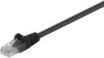 Goobay UTP kábel cat5e 3m, fekete (UTP-0008-3.0BK)