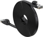 Baseus nagy sebességű Hatféle RJ45 Gigabit hálózati kábel (lapos kábel) 15m Fekete