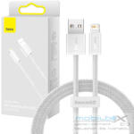 Baseus Dynamic USB-Lightning kábel, 2, 4A, 1m, fehér - mobil-box