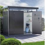 Biohort Fém Kerti Ház Biohort Highline - H5, 275 x 315 cm, Sötétszürke/Metál