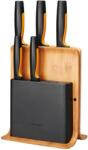 Fiskars Functional Form késkészlet, 5 késsel, bambusz blokkban (1057552) - webkazan