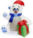 Family Decor Felfújható jegesmedve, 120 cm (58067K) (58067K)