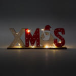 LED-es karácsonyi polcdísz - mikulásos - 21 x 4 x 8, 5 cm (G58249A)