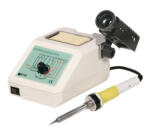 Somogyi Elektronic SMA 050 Forrasztópáka-Állomás, 230 V~/48 W, Szabályozható Hőmérséklet 150 - 420 °C, Hőálló Szilikonkábel, Tisztítószivacs és Tálca