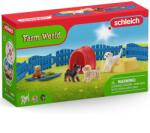 Schleich Farm World - Kölyökketrec kisállatokkal játékszett (42480) (SLH42480)