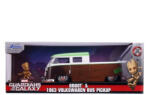  Jada Hollywood Rides Marvel - A Galaxis őrzői játékautó figurával - 1963 Volkswagen Bus Pickup és Groot (253225013)