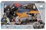 Magic Toys Soldier Force 9 Katonai játék szett hidroplánnal és kutyával