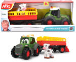 Simba Toys Dickie Abc Happy Állatszállító Traktor Utánfutóval és Tehén Figurával