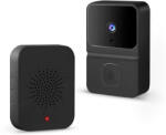 Delight Smart Videó Kaputelefon Szett Wi-Fi Akkumulátoros HD Fekete
