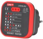 UNI-T Tester priza UNI-T UT07A-EU, 230V AC, IP40, Standarde de siguranta CAT II 300V (MIE0270)