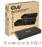 Club 3D KVM Switch - CSV-1585 (2xUSB-C to HDMI, DP, USB-C 100W PD3.0, 2xUSB-C, 3xUSB-A, 3, 5 Jack, RJ45, 4k60Hz) (CSV-1585) - alarmtrade
