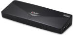 Club 3D Notebook Dokkoló - CSV-3103D (DUAL DISPLAY/4K, 3.2 USB-A to HDMI, DP, DVI-D, 3xUSB-A, RJ45, 3.5 Jack Audio +Mic) (CSV-3103D) - bstrade