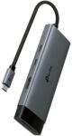 TP-Link USB Type-C 7-Port Hub SPEC: 1 × USB-C Connector，1 × HDMI 4K 60Hz Port，1 × USB-C PD 100W Port，1 × SD + 1 × microSD(TF) up to 200MBps Port，2 × USB-A 3.0 Ports，1 × USB-C 3.0 Port FEATURE: Plug and Play, 