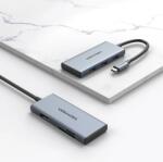 Vention USB-C to HDMI/USB 3.0x3/SD/TF Dokkoló Aluminum Alloy Type 0.15M Gray (TOOHB) - totalprint