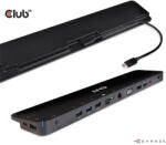 Club 3D Notebook Dokkoló - CSV-1565 (100W, USB-C to 5xUSB-A Gen 1, 2x USB-A 2.0, HDMI, DP, VGA, RJ45, Micro SD, 3, 5 Jack) (CSV-1565) - securezone