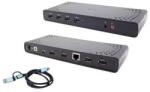 i-tec USB 3.0 / USB-C / Thunderbolt 2x HDMI Dupla Kijelző LAN Audio Power Delivery 100W (CADUALHDMIDOCKPD)