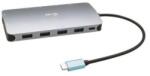 i-tec USB-C Metal Nano Docking Station 3x Display 2x DP 1x HDMI LAN Audio Power Delivery 100 W - Dokkoló állomás (C31NANODOCKPROPD)