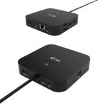 i-tec USB-C Duál Kijelzős Dokkoló Állomás HDMI DP LAN AUDIO Power Delivery 100 W - Dokkoló állomás (C31HDMIDPDOCKPD)