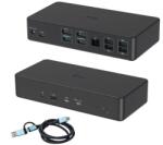 i-tec USB 3.0 / USB-C / Thunderbolt 2x 4K Professional Dock Gen 2 2x DP 2x HDMI LAN Audio 2x USB-C 10Gbps 5x USB-A 2x10Gbps + 3x 5Gbps Power Delivery 100W - Dokkoló állomás (CADUAL4KDOCKPD2)