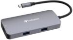 Verbatim USB-C Pro Multiport Hub CMH-05, 5 Port /HDMI, USB-A, USB-C PD, RJ45/, Silver (32150)