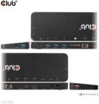 Club 3D Notebook Dokkoló - CSV-1566 (120W, USB-C to 5x USB-A Gen 1, USB-C Gen 1, 2xHDMI, DP, RJ45, SD. TF. 3, 5 Jack, DC) (CSV-1566) - tintashop
