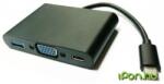 VALUELINE USB 3.1 C - VGA Adapter + USB3.0 A + USB C power delivery (12.99.3201-10)