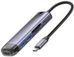 Mcdodo HU-7420 6 az 1-ben USB-C hub USB-C, HDMI, VGA, USB3.0*2, USB3.0*2, SD, TF (HU-7740)