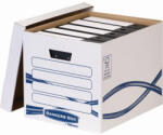 Fellowes Archiváló konténer, karton, FELLOWES Bankers Box Basic Tall, 10 db/csomag, kék-fehér (4461001) - cartridge