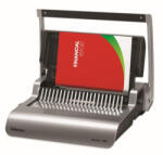 Fellowes Spirálozógép, műanyag spirálkötéshez, manuális, 500 lap, FELLOWES Quasar+ (5627701) - cartridge